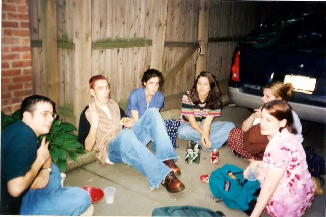 Jake Dobkin, with Native New Yorker Friends in the 90s.